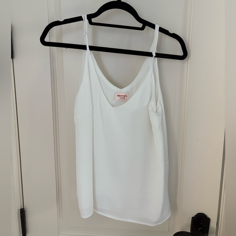 Showpo White Camisole Top